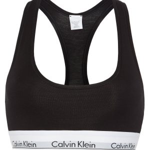 Calvin Klein - Bralette Cotton Stretch čierna - športová podprsenk