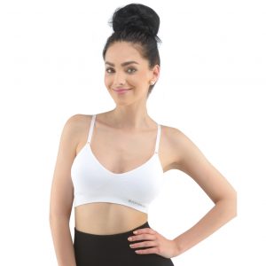 EcoBamboo Sportovní podprsenka s vycpávkami biela - XL/XXL - športová podprsenka -  lambada -  bralette -  braletka -  bandeau plavky -  bandeau podprsenka -  sportove podprsenky vypredaj -  bandeau -  športová podprsenka na beh -  športová podprsenka push up -  športová podprsenka vystužená -  adidas športová podprsenka -  podprsenka bandeau