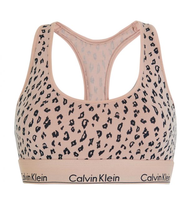 CALVIN KLEIN - Modern cotton savannah bralette - special limited edition - športová podprsenk