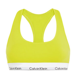CALVIN KLEIN - braletka Modern cotton yellow citrus - special limited edition - športová podprsenk