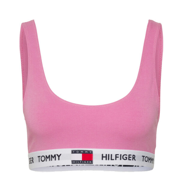 TOMMY HILFIGER - braletka Tommy cotton rose tea - športová podprsenk